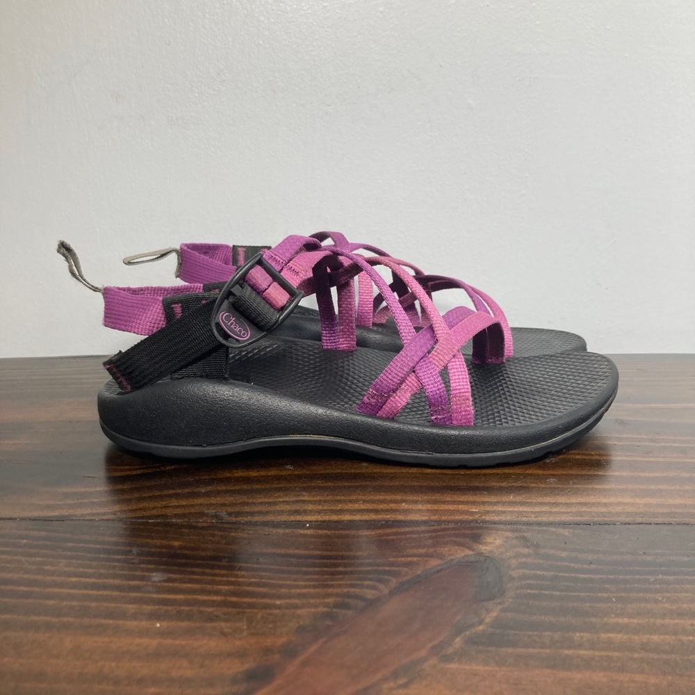 Chaco ZX1 Purple Double Straps Outdoor Water River Sandals Size 5